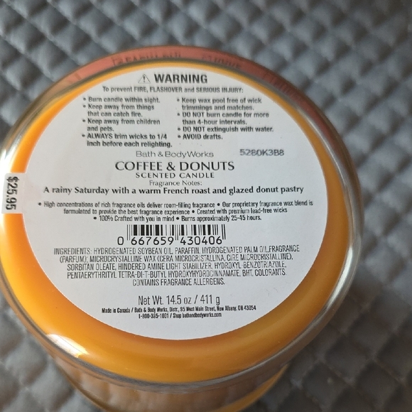 Bath & Body Works Birthday Vanilla Bean Candle Holder - Pink & Gold - Picture 3 of 10